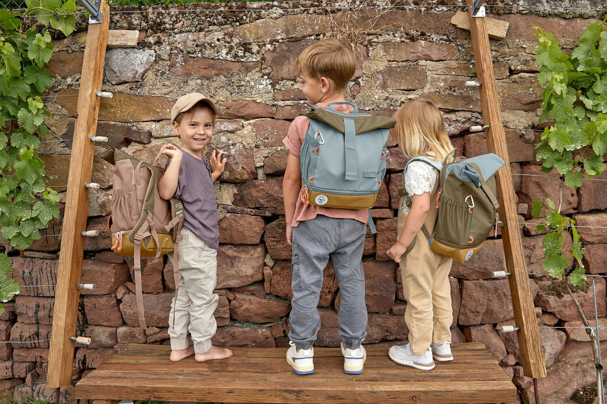 KINDERRUCKSACK - Hellbraun, Basics, Textil (23/11/32,5cm) - Lässig