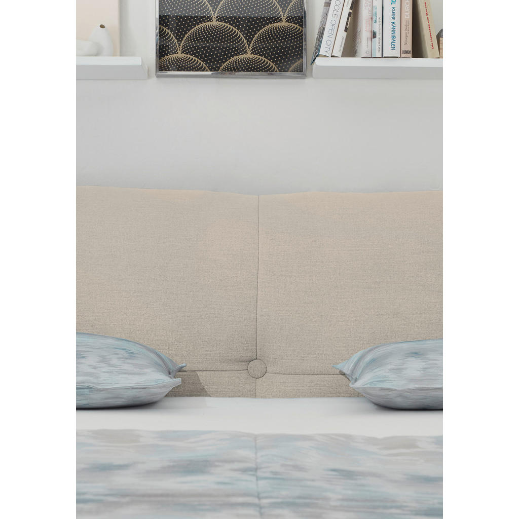 Thumbnail - RUF Betten Boxspringbett, Beige, Textil, H2, 7-Zonen, Höhe ca. 26 cm, 160x200 cm, Blauer Engel, Goldenes M, Made in Germ...
