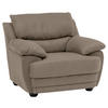 SESSEL in Chenille Grau  - Schwarz/Grau, Design, Kunststoff/Textil (117/97/100cm) - Livetastic
