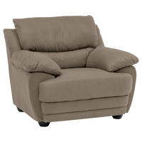 SESSEL in Chenille Grau  - Schwarz/Grau, Design, Kunststoff/Textil (117/97/100cm) - Livetastic