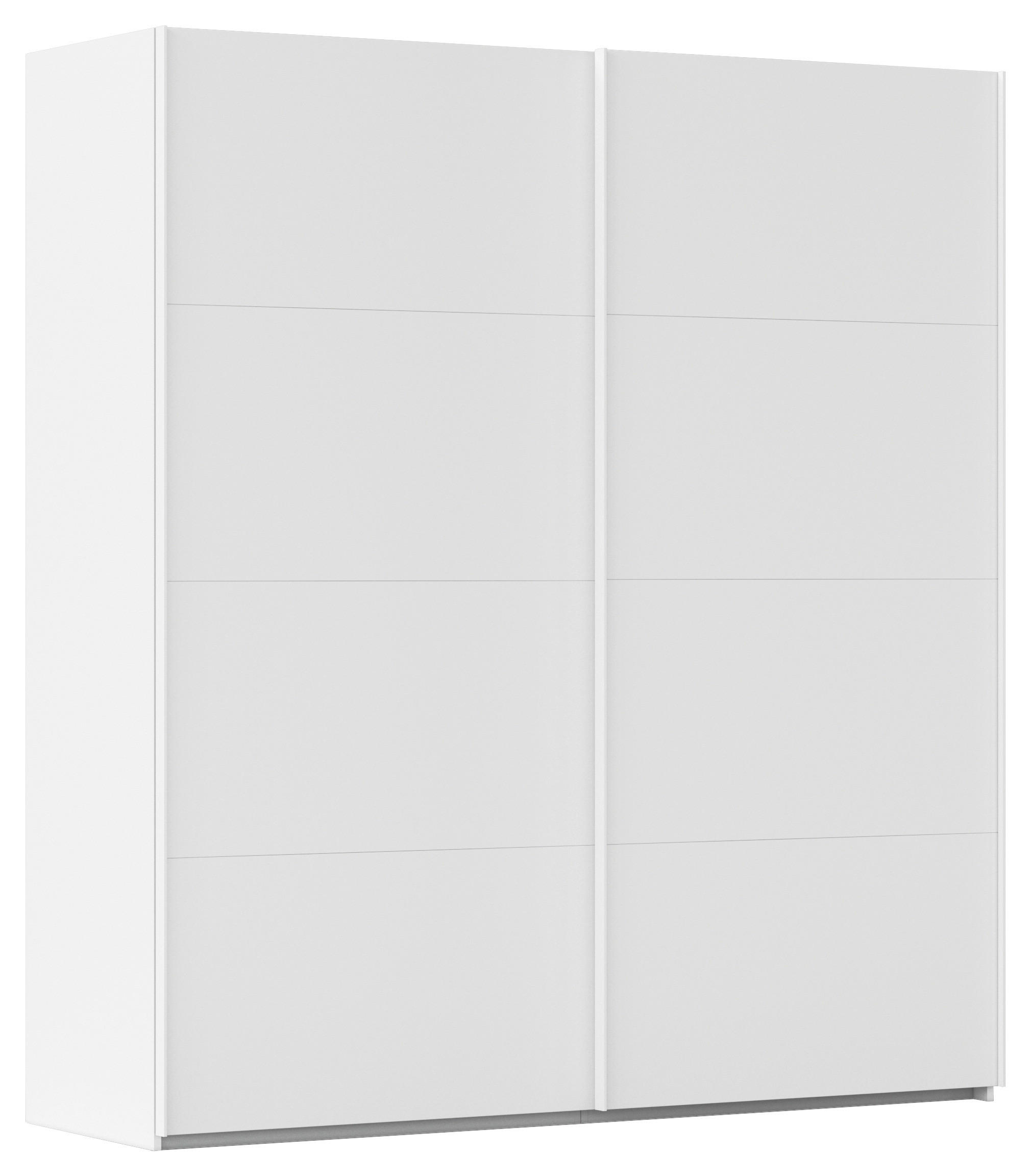 SCHWEBETÜRENSCHRANK Weiss  - Weiss, Design, Holzwerkstoff/Kunststoff (201/223/68cm) - Novel