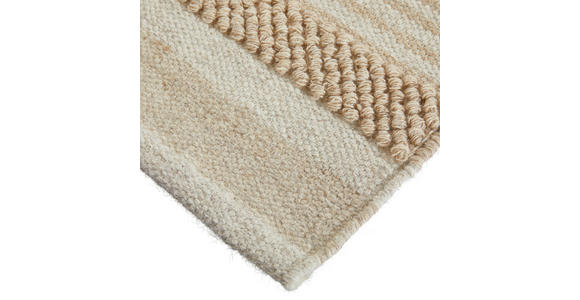 HANDWEBTEPPICH 130/190 cm Beige rechteckig  - Beige, Natur, Textil (130/190cm) - Linea Natura