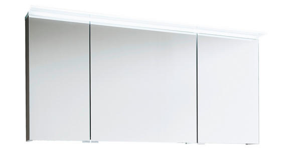SPIEGELSCHRANK 130/66/15 cm - Chromfarben/Grau, Design, Glas/Holzwerkstoff (130/66/15cm) - Dieter Knoll