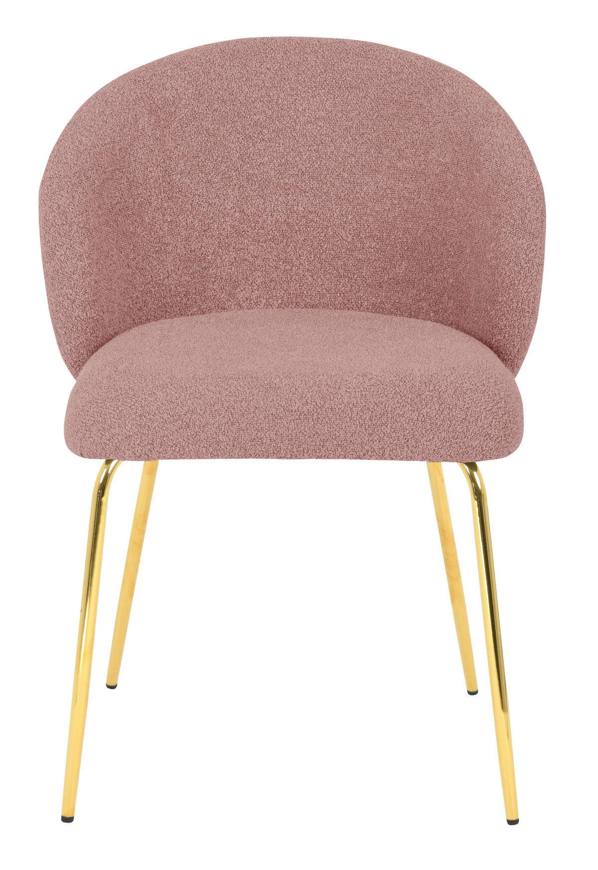 STOLICA  pink       - pink/zlatna, Moderno, drvo/metal (56/78/58cm) - Mömax