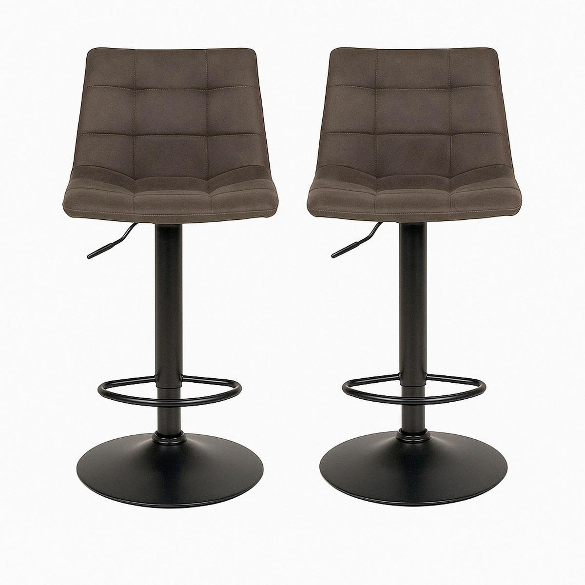 BARPALL SET i mörkgrå  - mörkgrå/svart, Modern, metall/textil (43/88-108/45cm) - MID.YOU