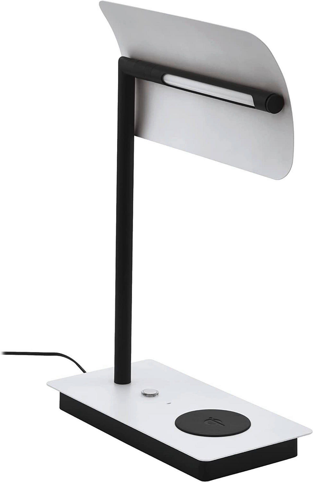 NAMIZNA LED-SVETILKA     32/24/32 cm          - črna/bela, Basics, kovina/umetna masa (32/24/32cm)