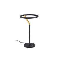 LED-TISCHLEUCHTE - Goldfarben/Schwarz, Design, Metall (22/38cm) - Helestra