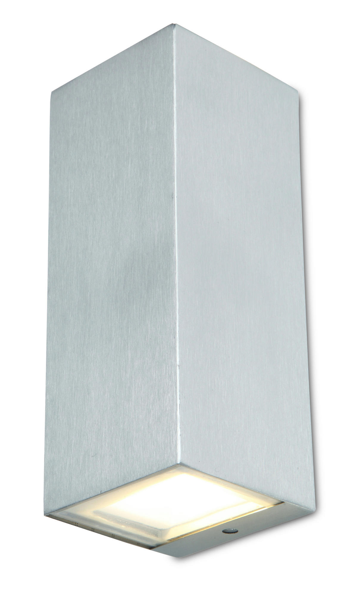 AUßENWANDLEUCHTE LUCA   - Edelstahlfarben, Design, Metall (16,2/9,90/6,50cm)