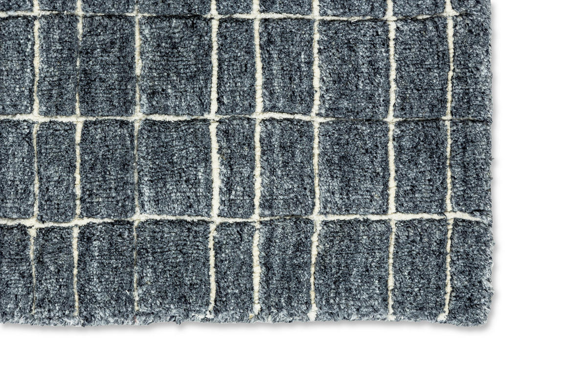 WEBTEPPICH 170/240 cm Squares  - Blau, Design, Textil (170/240cm) - Joop!