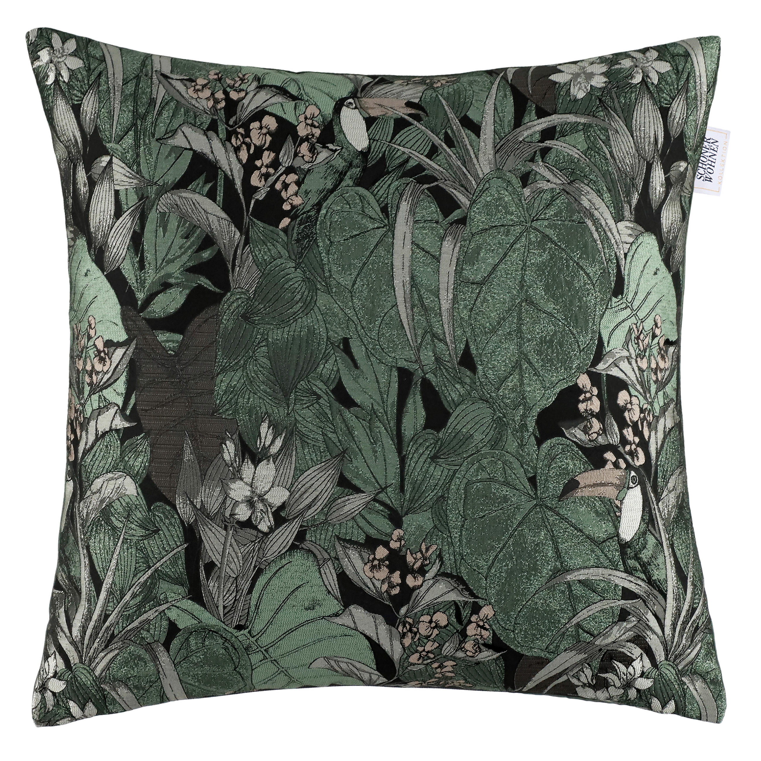 ZIERKISSEN  45/45 cm   - Grün, Basics, Textil (45/45cm) - Schöner Wohnen