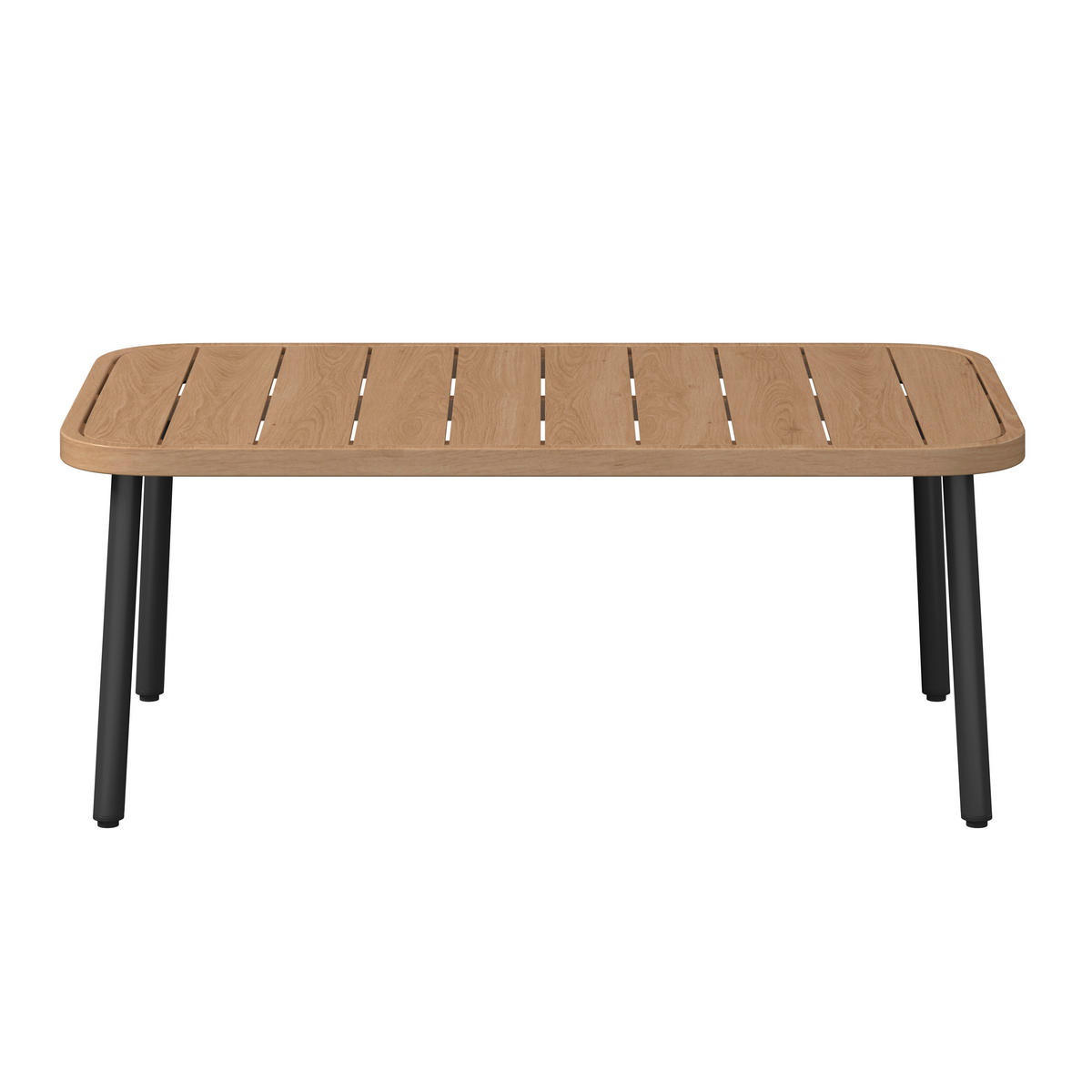 LOUNGEGARNITUR 164/150 cm Eisen  - Dunkelgrau/Naturfarben, Design, Textil/Metall (164/150cm) - Ambia Garden