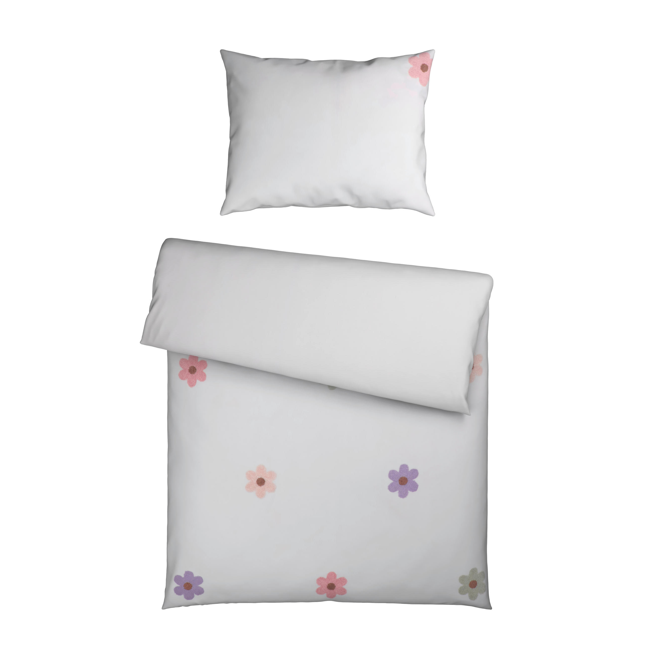 BABYBETTWÄSCHE Feen Garden Webstoff 100/135 cm  - Pink, Basics, Textil (100/135cm) - Patinio