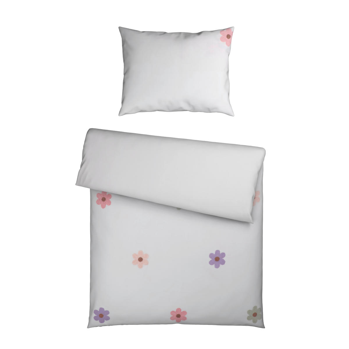 BABYBETTWÄSCHE Feen Garden Webstoff 100/135 cm  - Pink, Basics, Textil (100/135cm) - Patinio