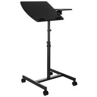 SKRIVBORD  i svart  - svart, Basics, metall/trämaterial (40/44/68,5cm) - MID.YOU