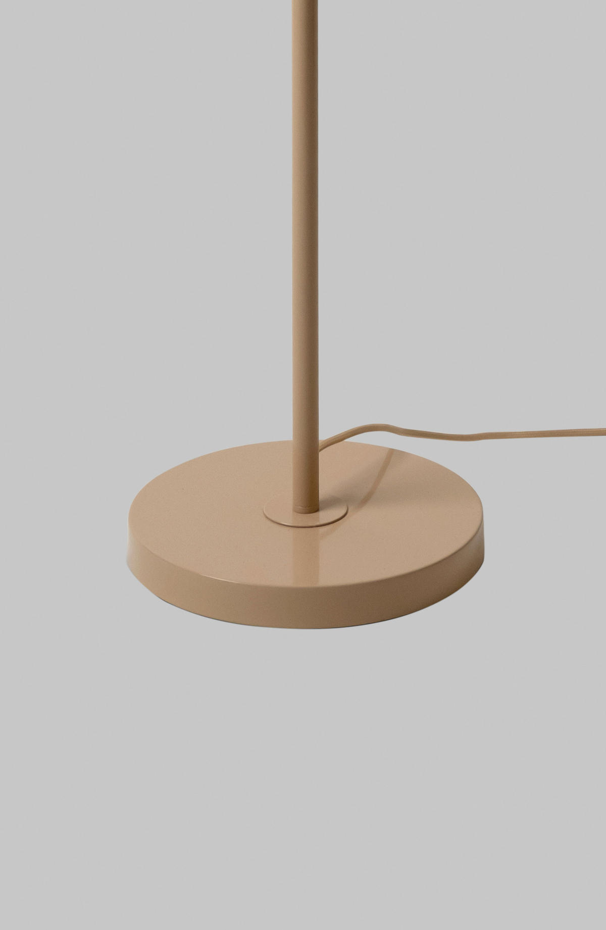 STEHLEUCHTE 47,5/63,5/165 cm    - Beige/Weiß, Design, Glas/Metall (47,5/63,5/165cm) - It's about Romi
