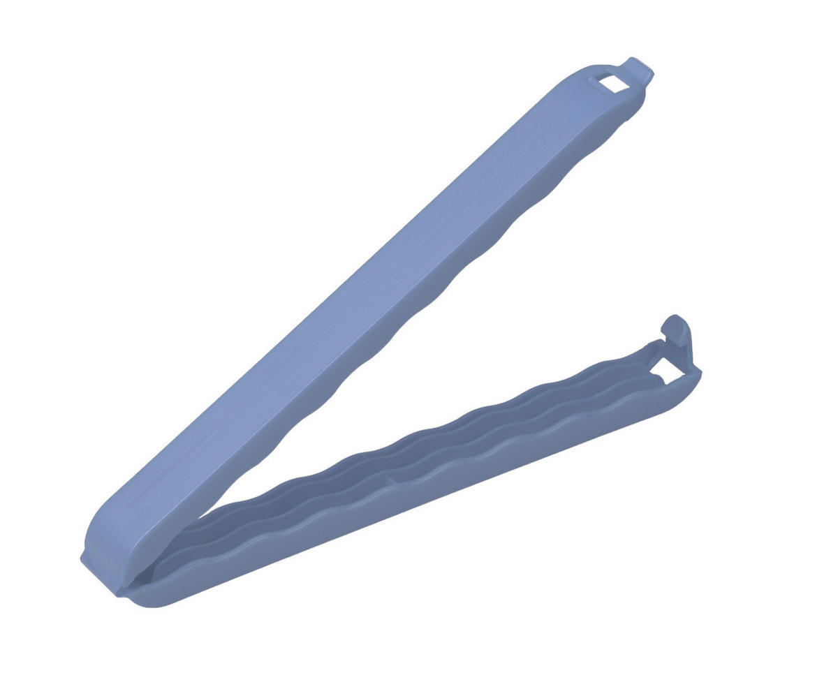 SPONY NA UZATVÁRANIE   - modrá, Basics, plast (21,5/5,5/2,6cm) - Rotho
