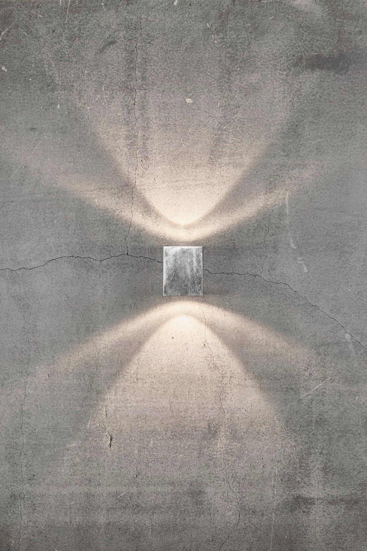 WANDLEUCHTE Canto 10.6/10/8,7 cm  - Zinkfarben, Design, Metall (10.6/10/8,7cm) - Nordlux