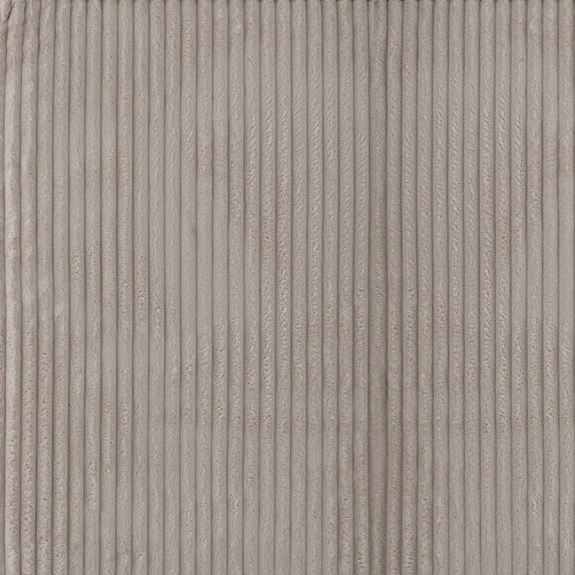 ECKSOFA in Cord Taupe  - Taupe/Schwarz, Design, Kunststoff/Textil (163/332cm) - Livetastic