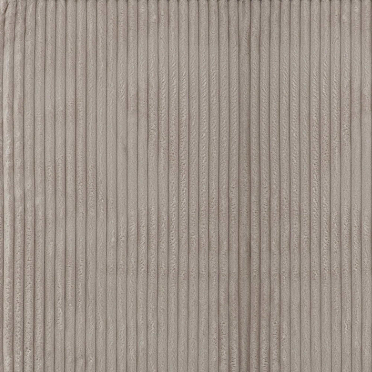 ECKSOFA FEBE Taupe Cord  - Taupe/Schwarz, Design, Kunststoff/Textil (163/332cm) - Stylife