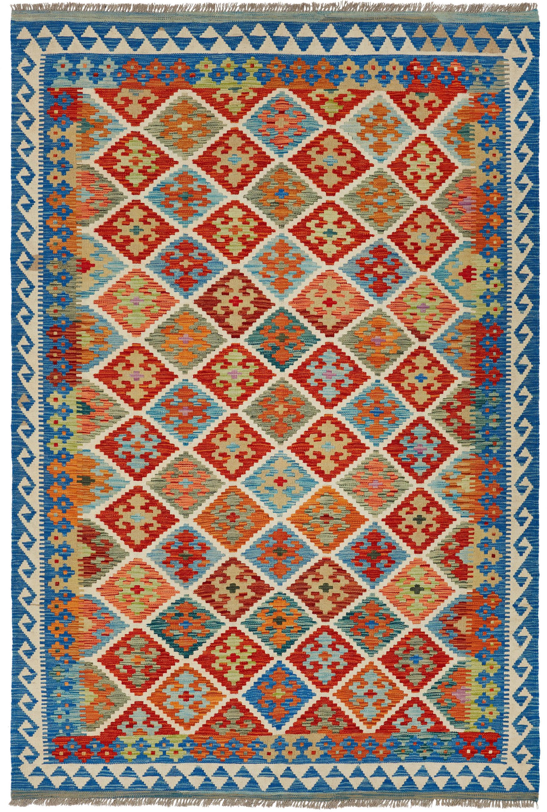 ORIJENTALNI TEPIH 180/240 cm višebojno KELIM VINTAGE - višebojno, Konvencionalno, tekstil (180/240cm) - Cazaris