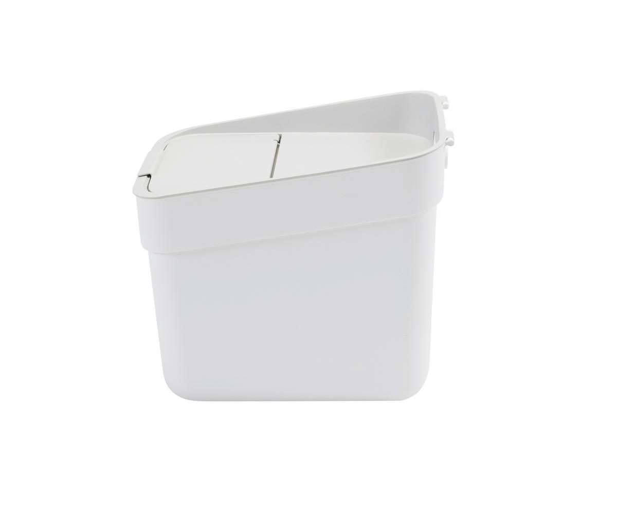ABFALLEIMER Kunststoff   - Weiss/Grau, Konventionell, Kunststoff (25/33/37cm) - Curver