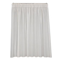 KÉSZFÜGGÖNY áttetsző  - ekrü, Basics, textil (300/175cm)
