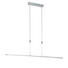 LED-HÄNGELEUCHTE - Alufarben/Weiß, KONVENTIONELL, Kunststoff/Metall (160cm) LED-HÄNGELEUCHTE - Alufarben/Weiß, KONVENTIONELL, Kunststoff/Metall (160cm)