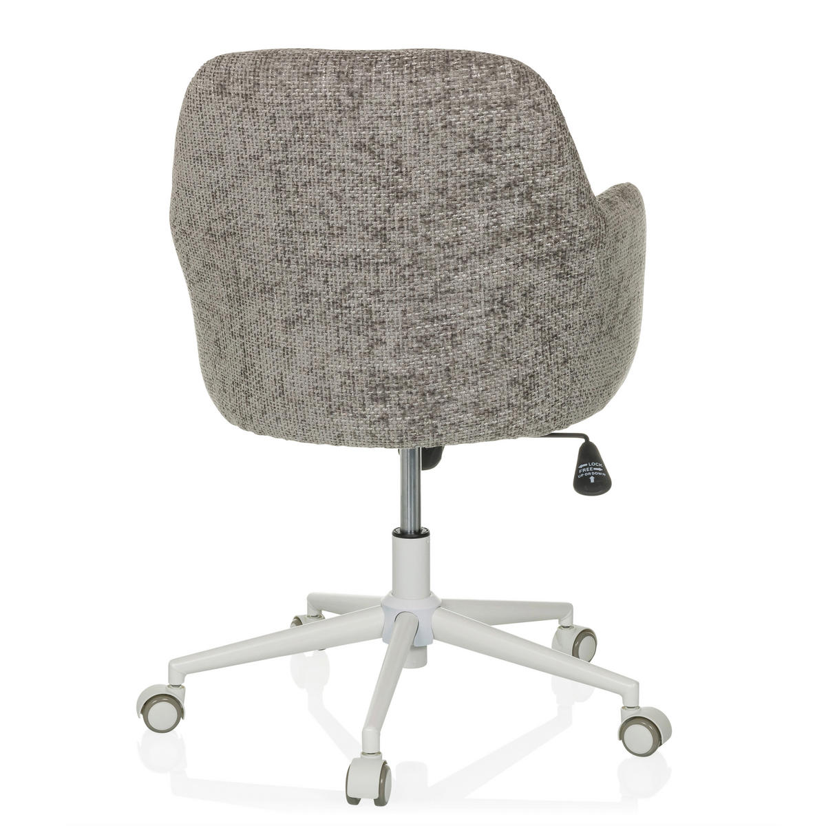 DREHSTUHL Grau  - Weiß/Grau, MODERN, Kunststoff/Textil (58/78/60cm) - MID.YOU