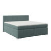 BOXSPRINGBETT 180/200 cm  in Blau  - Blau/Alufarben, Basics, Kunststoff/Textil (180/200cm) - Boxxx