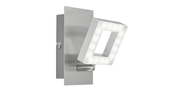 LED-STRAHLER 14/15,5/8 cm - Alufarben/Nickelfarben, Basics, Kunststoff/Metall (14/15,5/8cm) - Novel