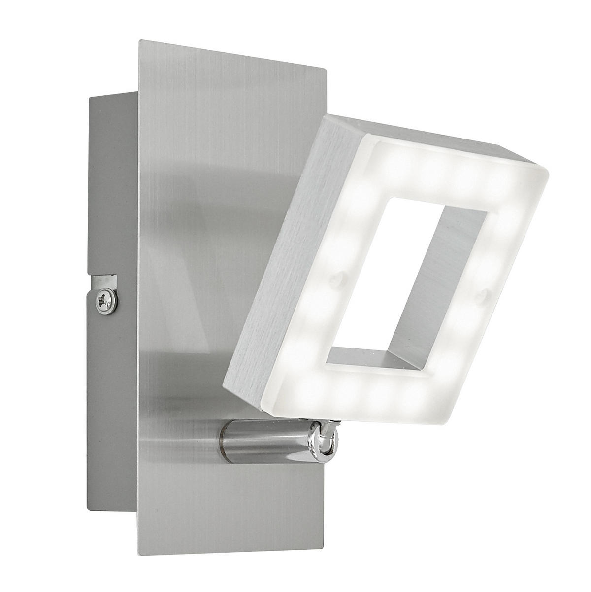 LED-STRAHLER 14/15,5/8 cm   - Alufarben/Nickelfarben, Basics, Kunststoff/Metall (14/15,5/8cm) - Novel