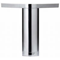 FUßSET  10 cm  - Chromfarben, Basics, Kunststoff (10cm) - Xora