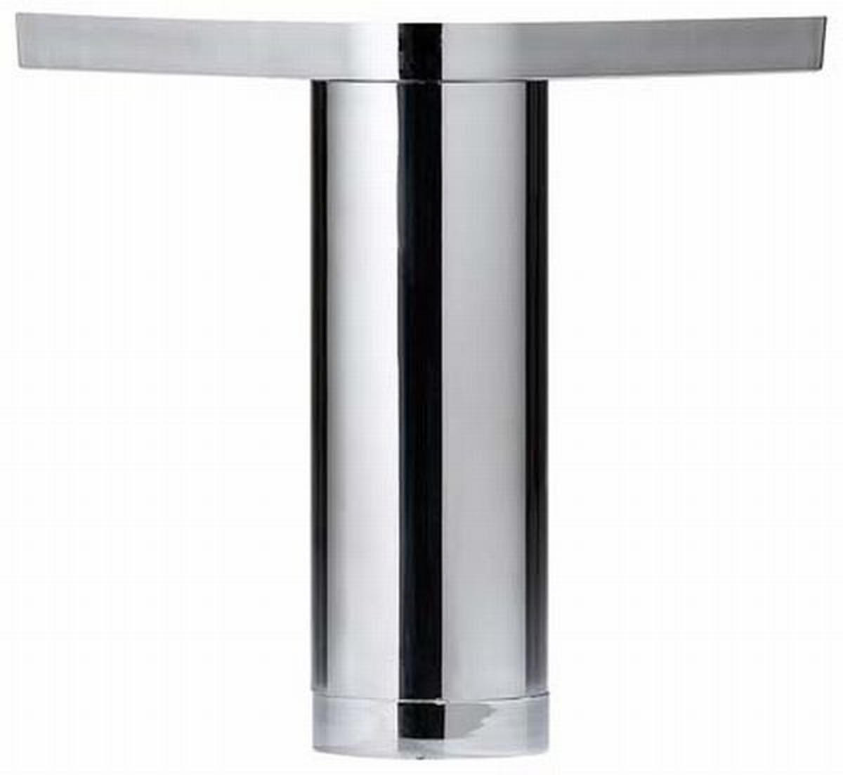 FUßSET  10 cm  - Chromfarben, Basics, Kunststoff (10cm) - Xora
