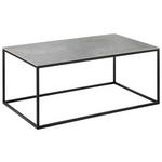 COUCHTISCH in Keramik 100/60/41,5 cm  - Schwarz/Grau, Design, Keramik/Metall (100/60/41,5cm) - Johann Jakob