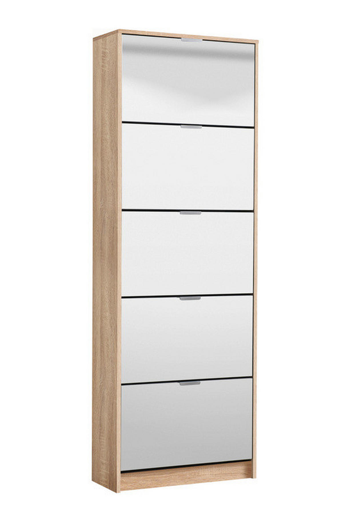 BILLENŐS CIPŐSSZEKRÉNY 67/191,5/28 cm  - Basics, faalapú anyag/Üveg (67/191,5/28cm) - Carryhome