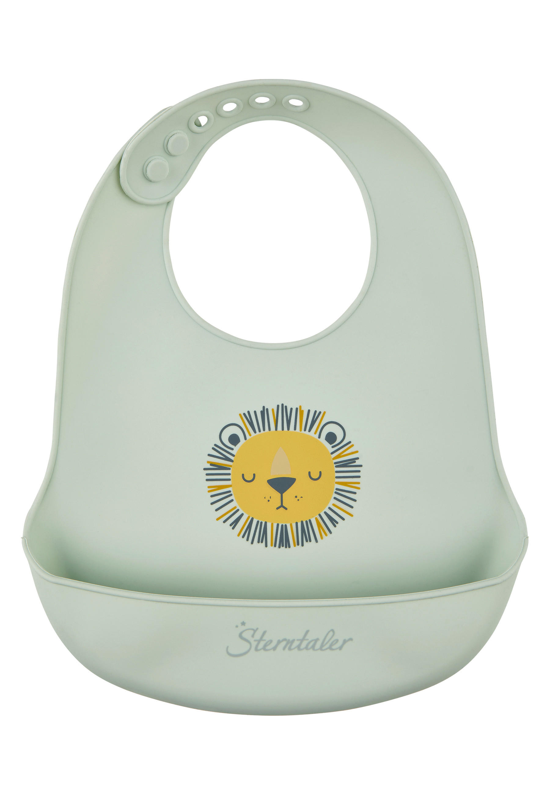 LÄTZCHEN Löwe Leo  - Salbeigrün, Basics, Kunststoff (32/24/2cm) - Sterntaler