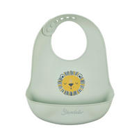 LÄTZCHEN Löwe Leo  - Salbeigrün, Basics, Kunststoff (32/24/2cm) - Sterntaler