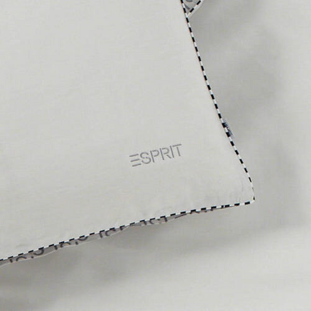 WENDEBETTWÄSCHE E-Luca Renforcé 140/200 cm  - Hellgrau/Grau, KONVENTIONELL, Textil (140/200cm) - Esprit