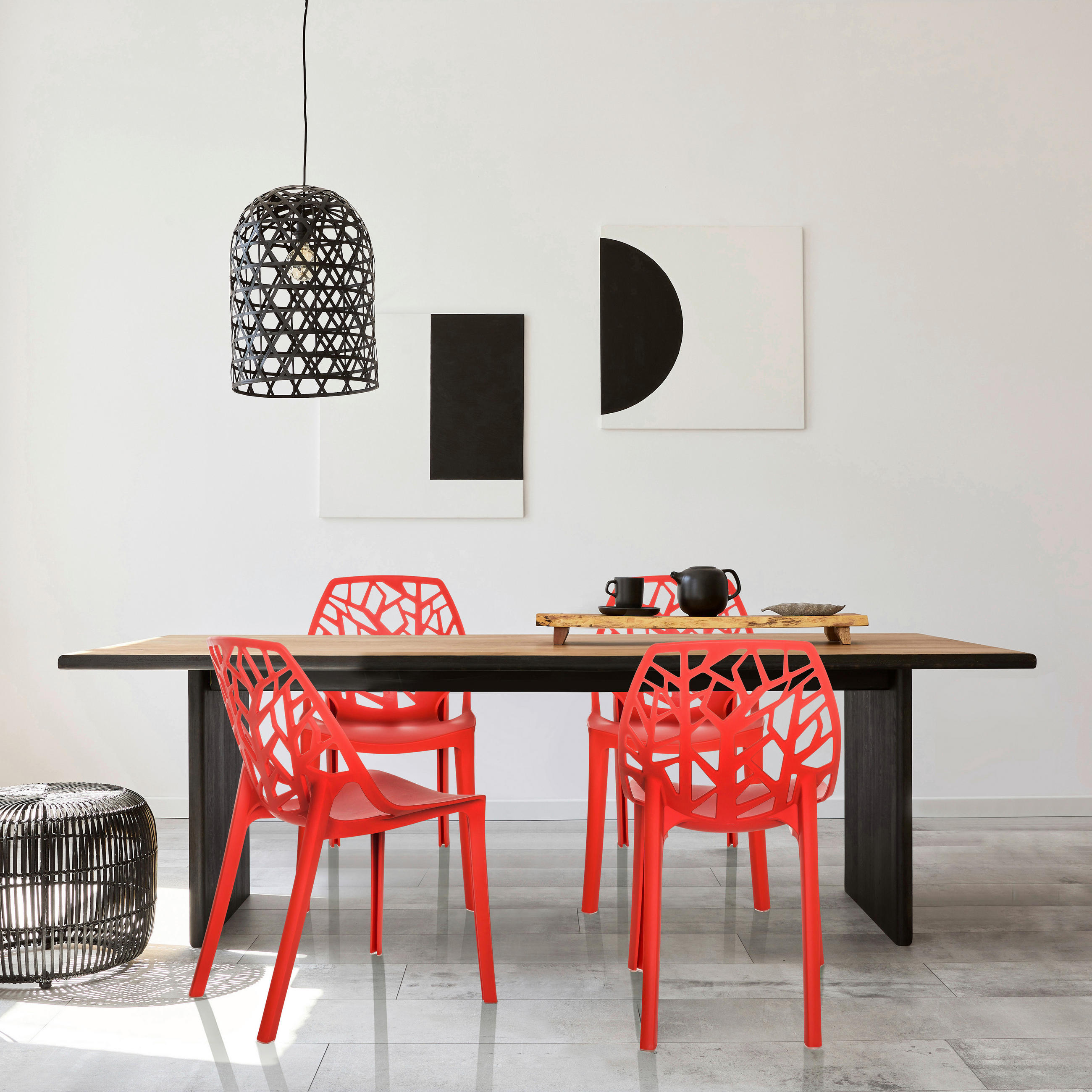 STUHL  in Kunststoff  - Rot, Basics, Kunststoff (47/80/56cm) - MID.YOU