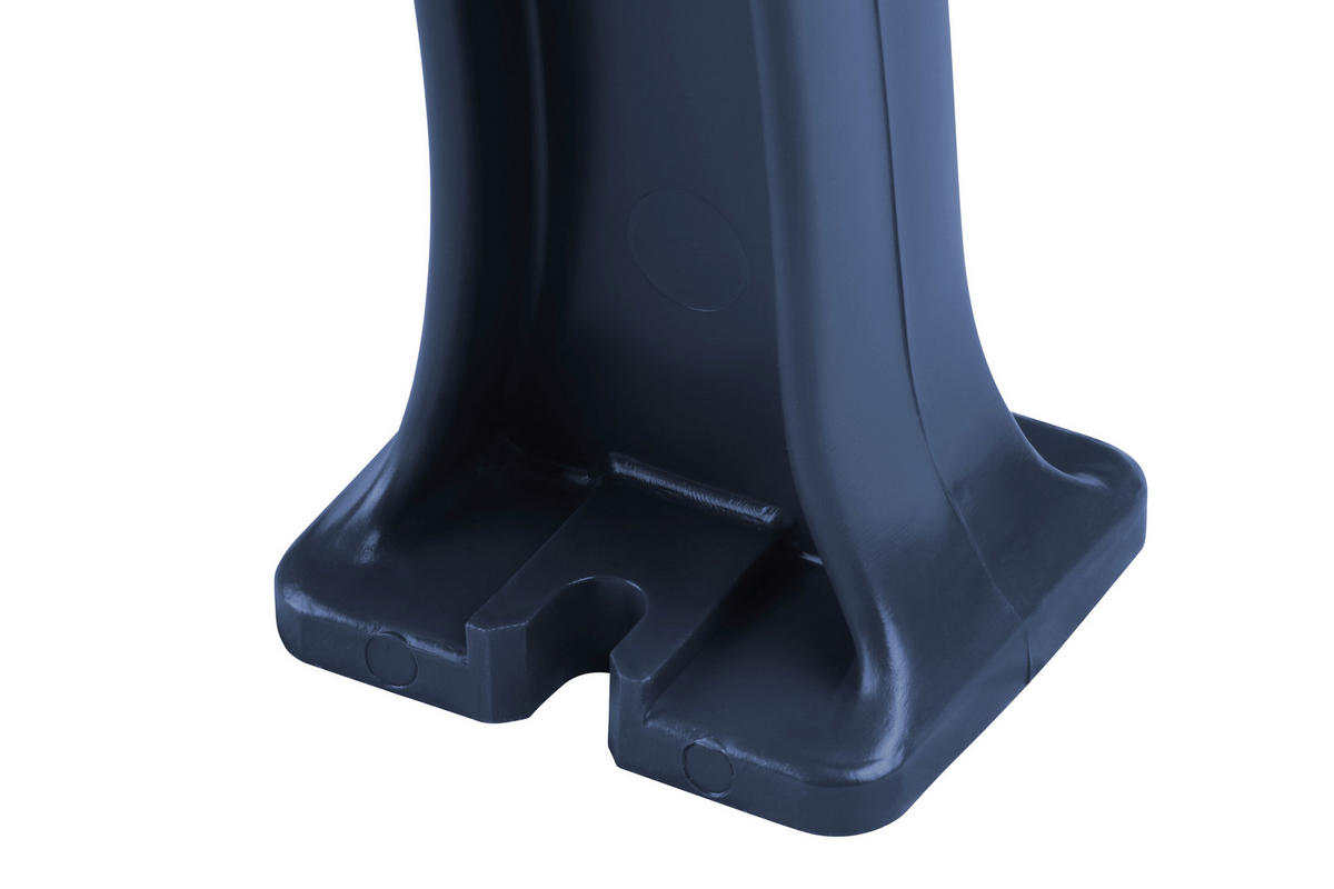 GARTENBANK 150/74/54 cm   - Blau, Basics, Kunststoff (150/74/54cm) - Modante