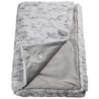 PLAID MR-Furry 130/170 cm  - Grau, Basics, Textil (130/170cm) - Musterring