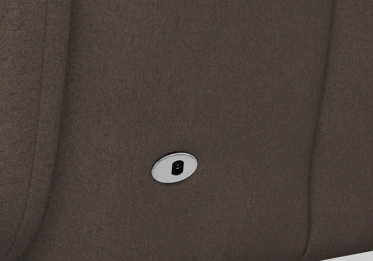 SESSEL in Flachgewebe Schlammfarben  - Schlammfarben/Schwarz, KONVENTIONELL, Textil/Metall (74/112/82cm) - Sit & More