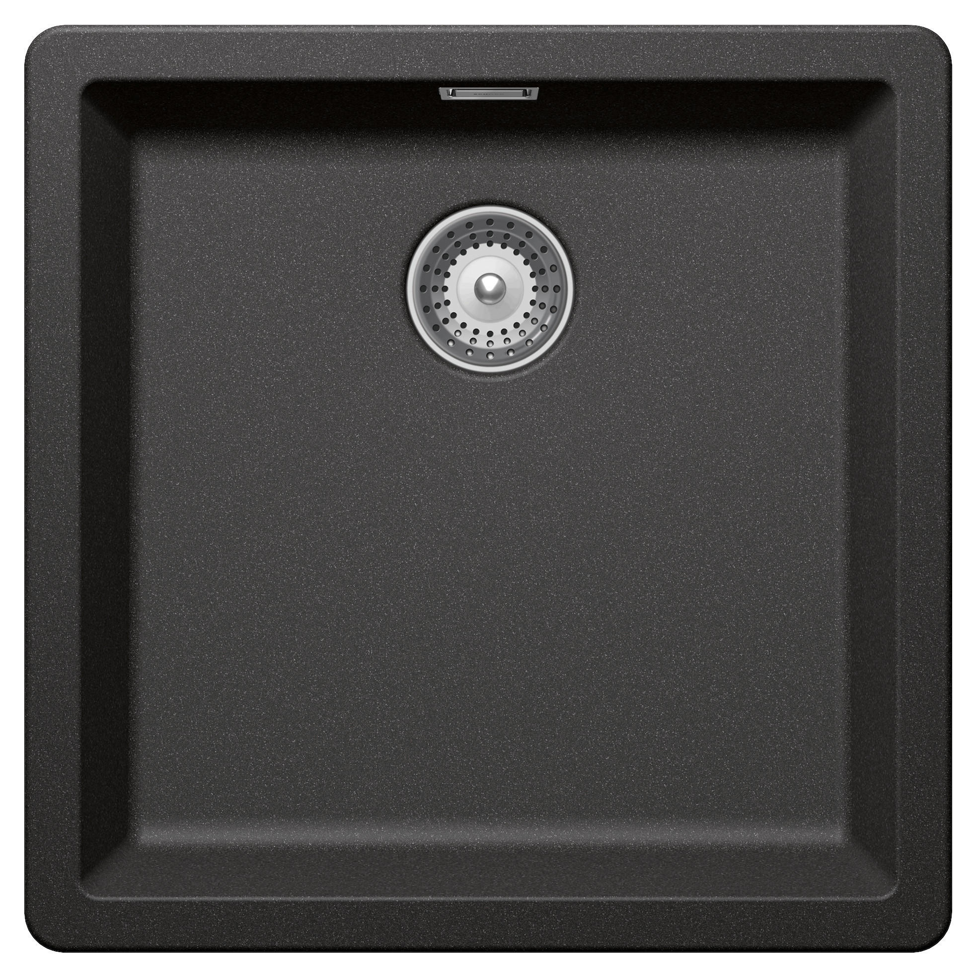 SPÜLE GREN100ASTO  - Grau, Basics, Stein (45,6/45,6cm) - Schock