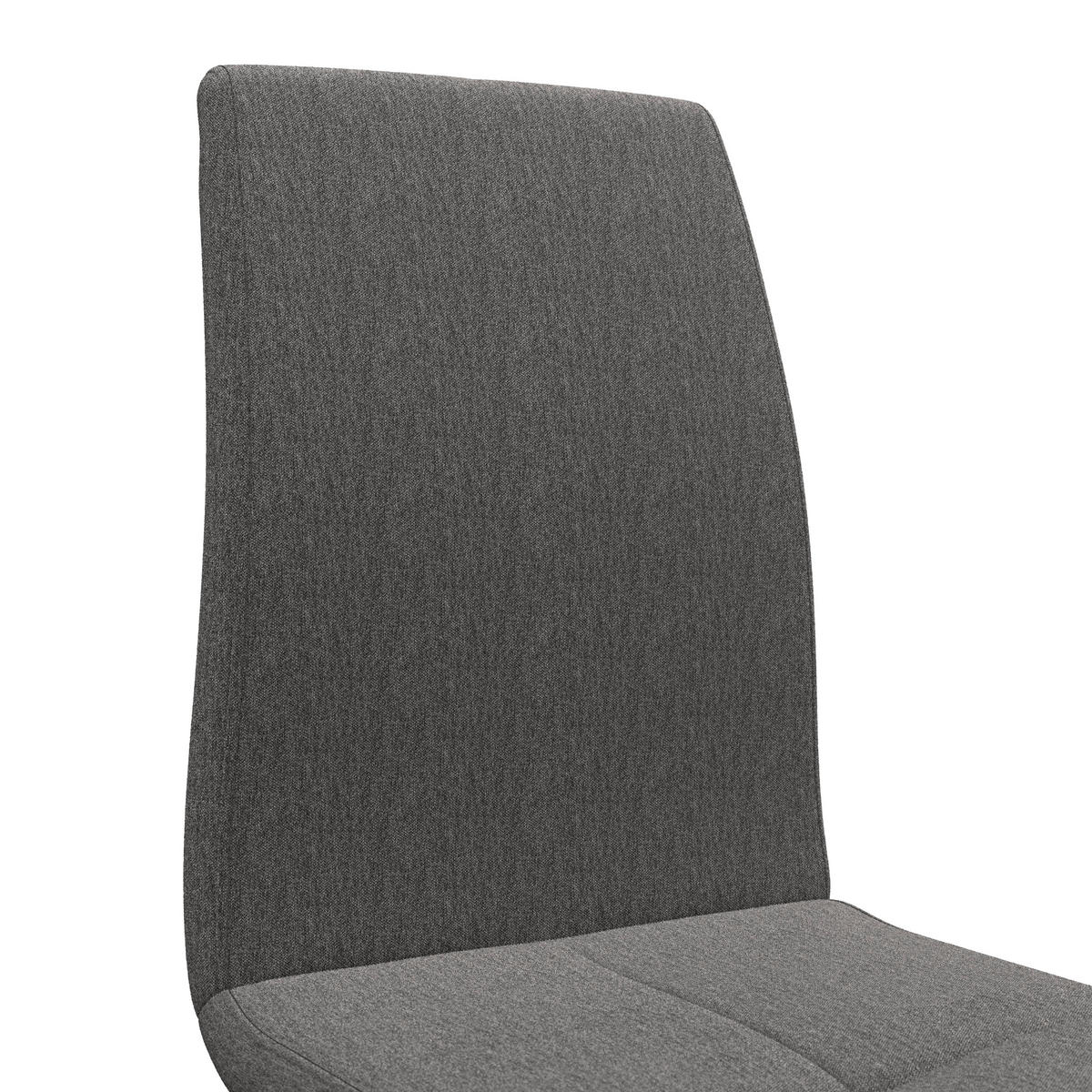 SCHWINGSTUHL   Webstoff  - Schwarz/Grau, MODERN, Holz/Textil (41/102/58cm) - Livetastic