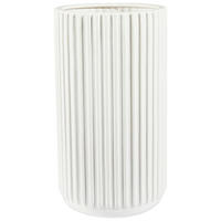 VASE 30 cm  - Weiß, Trend, Keramik (16/30cm) - Novel
