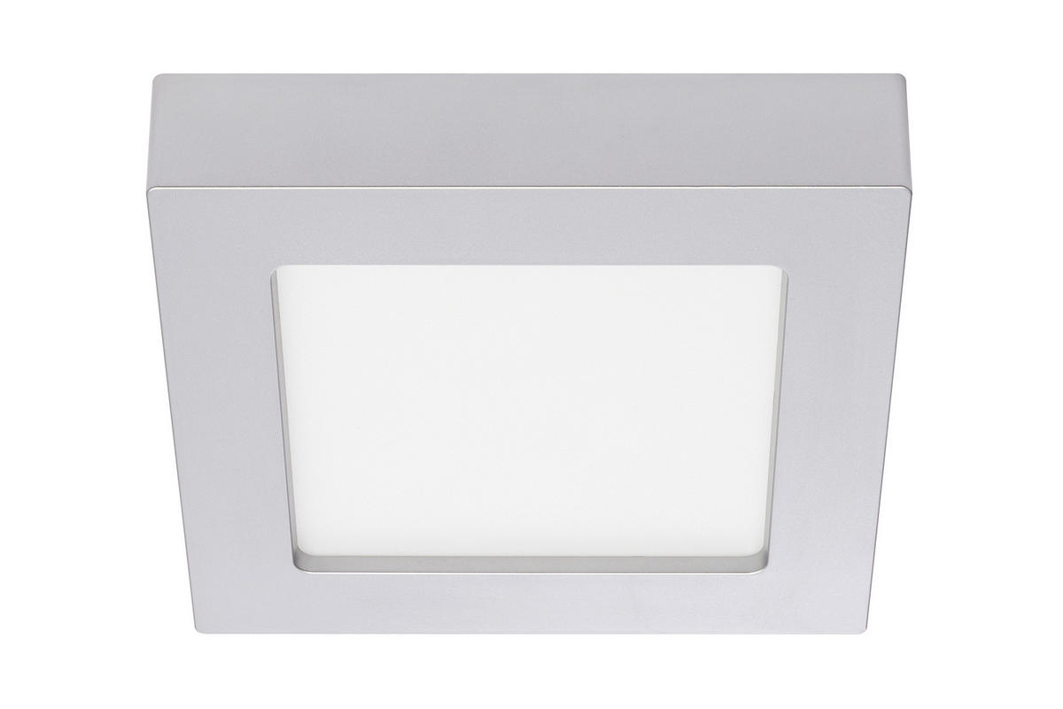 STROPNA LED-SVETILKA  Sky 12 W/1250 lm/4000 K/230 V/ - barve kroma, Basics, kovina/umetna masa (17,2/17,2/3,5cm)