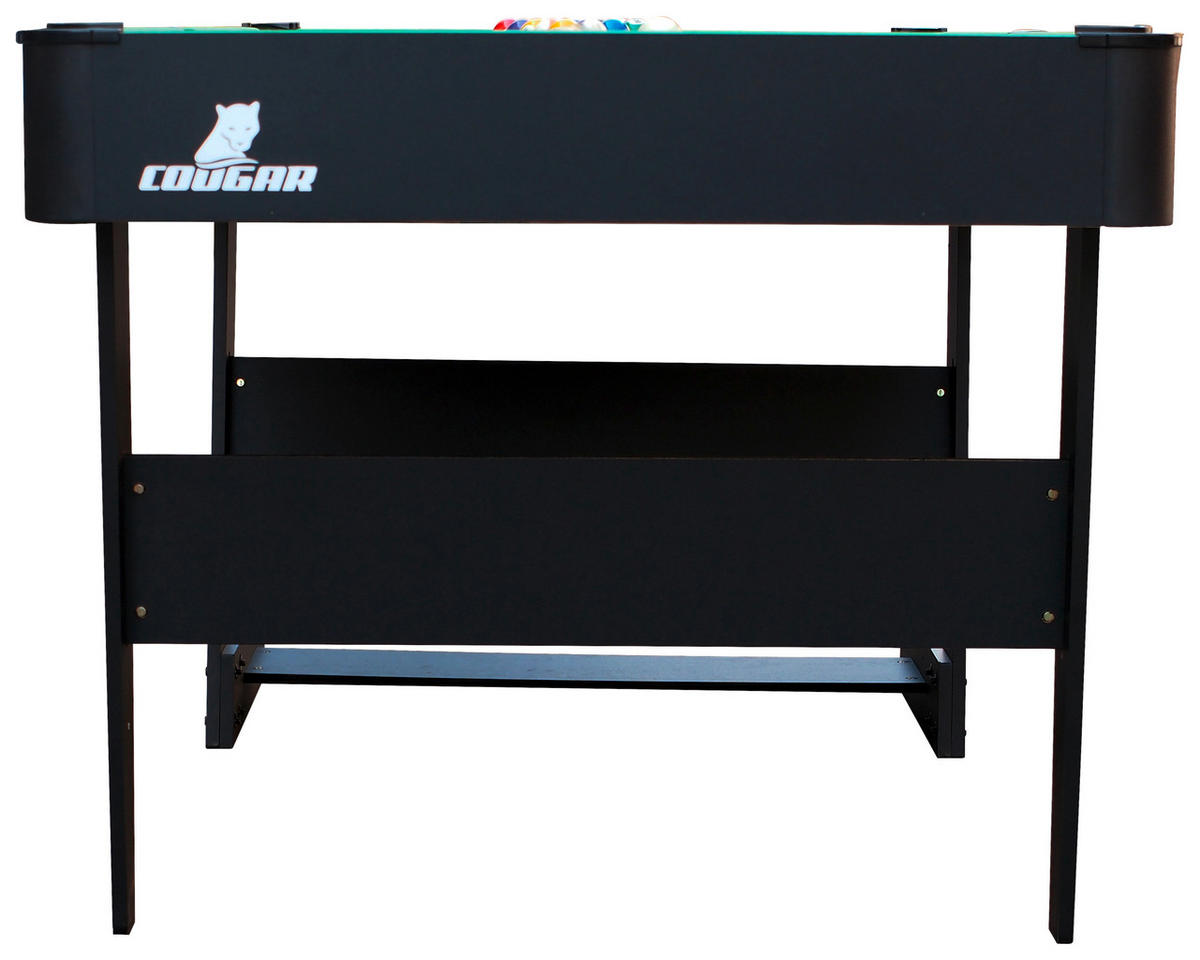Billardtisch Hustle XL - Schwarz/Grün, Design, Holz (183/83/91cm) - Ambia Garden