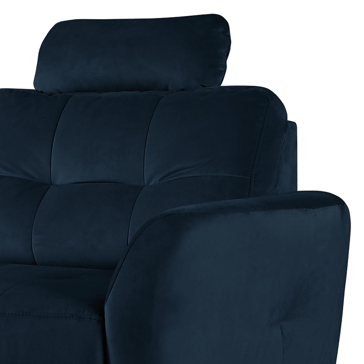 KOPFSTÜTZE - Dunkelblau, Design, Textil (43/18/15cm) - Livetastic