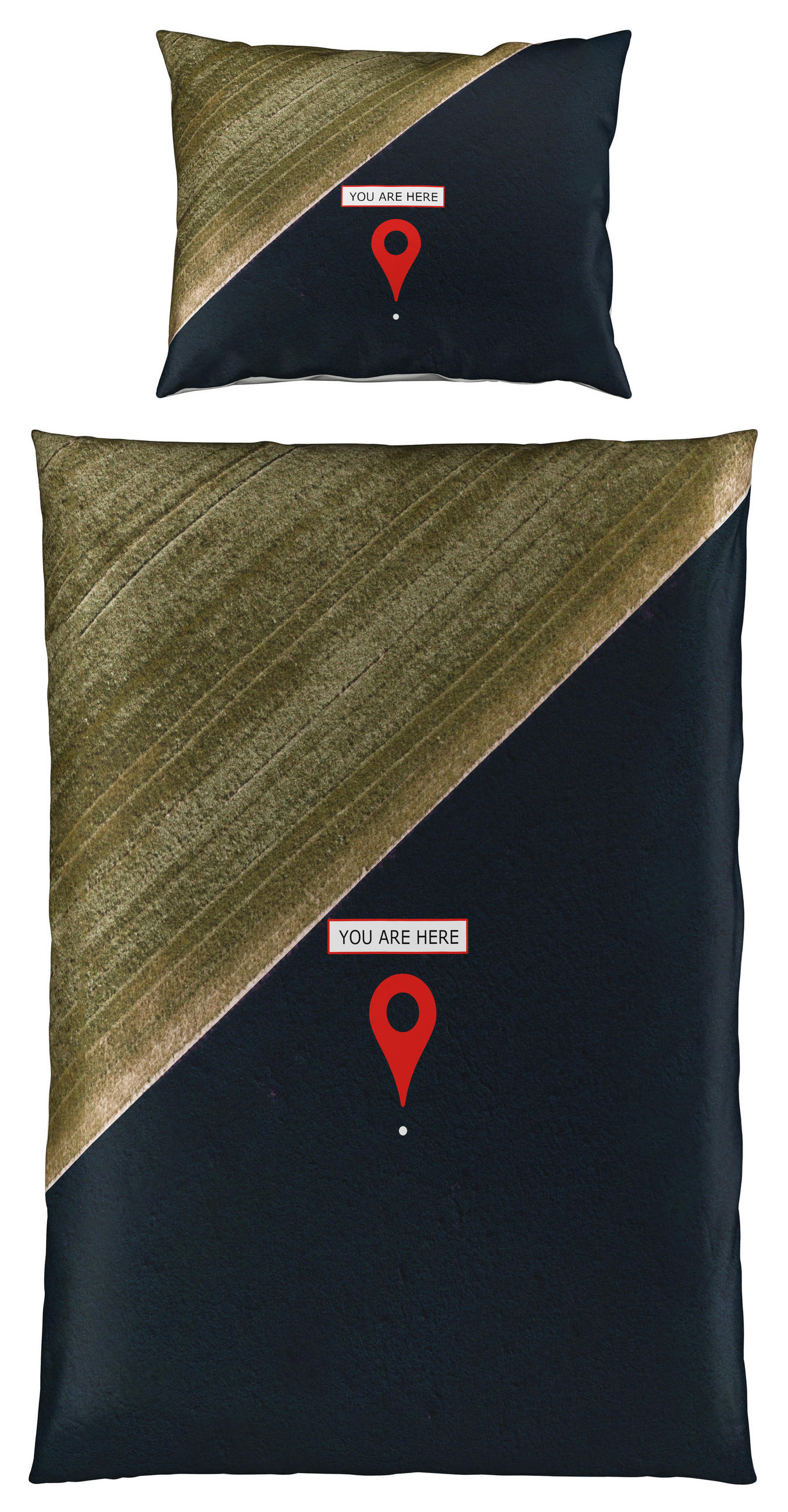 POSTELJINA SA DVA LICA LOCATION 140/200 cm saten crna  - crna, Konvencionalno, tekstil (140/200cm) - Esposa
