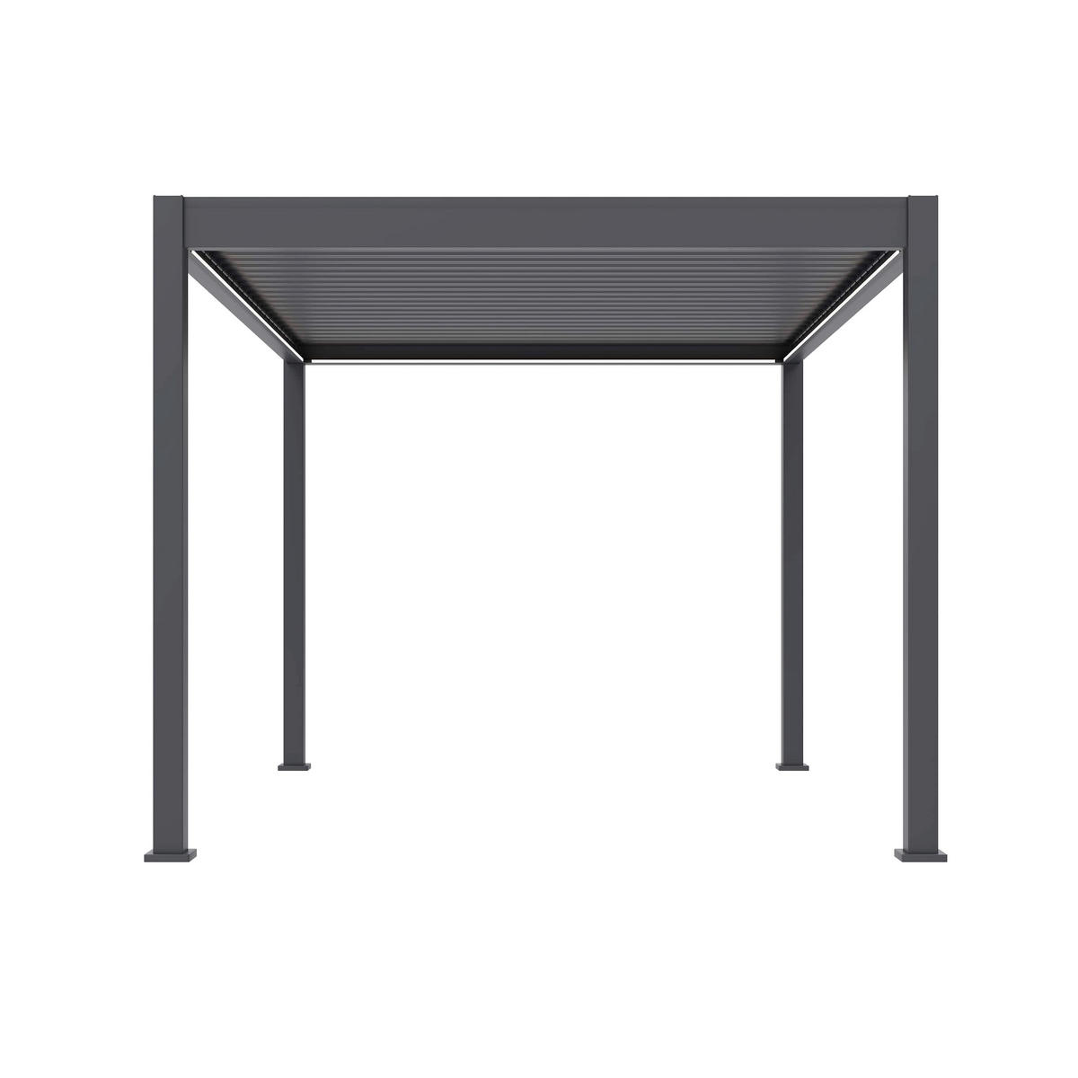 PERGOLA 300/400/255 cm   - Graphitfarben, Basics, Metall (300/400/255cm) - Gardenson